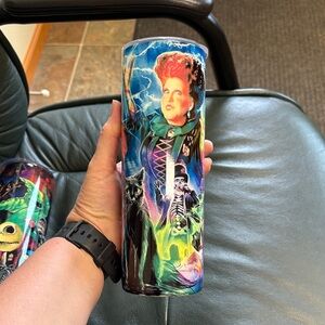 Hocus Pocus Colorful Halloween Witch Illustrated Tumbler -New 20oz